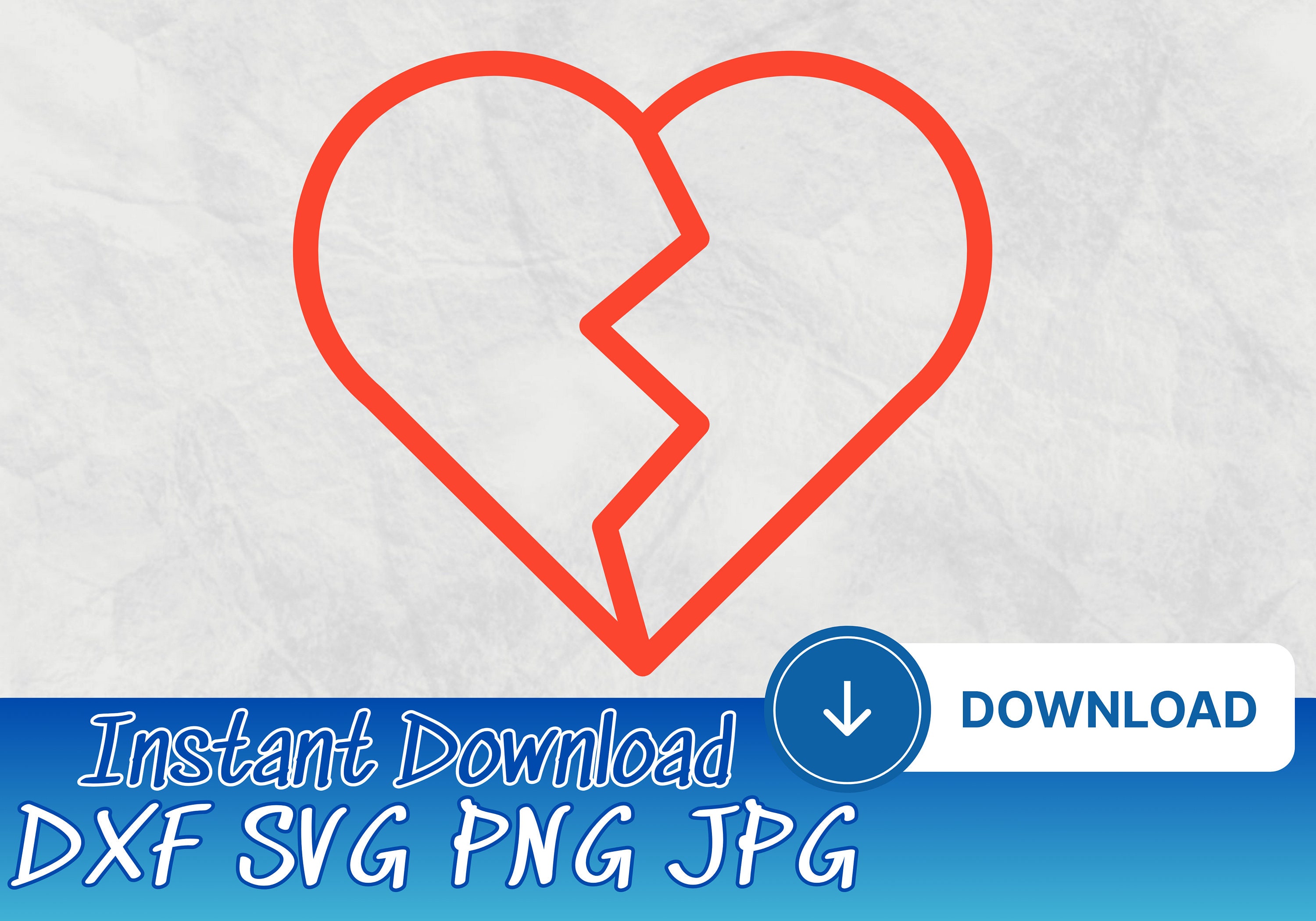 Best Friends Broken Heart SVG Download Instantâneo Clip Art for