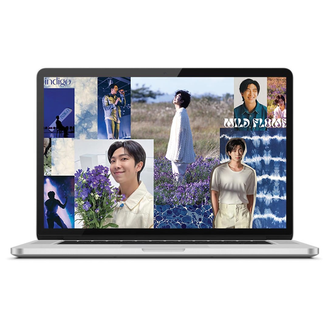Personalized RM INDIGO BTS Computer Wallpaper - Etsy
