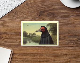 Carte postale oiseau