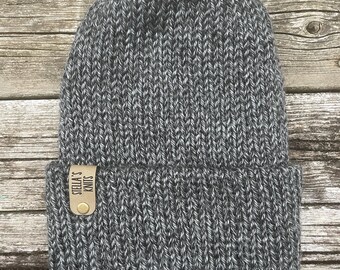 Classic Knit Beanie: Soft Double Layer Slouchy Toque