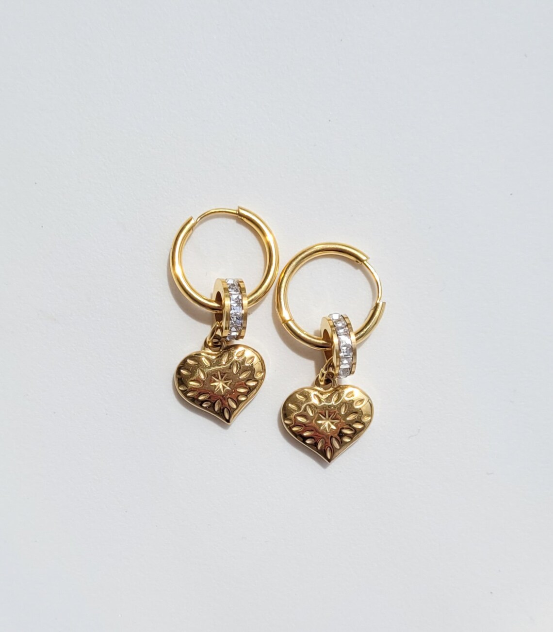 Heartfelt Enchantment Hoop Earrings main image 0