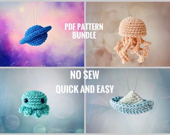 No Sew Octopus Keychain Crochet Pattern. Beginner Friendly, Quick and ...