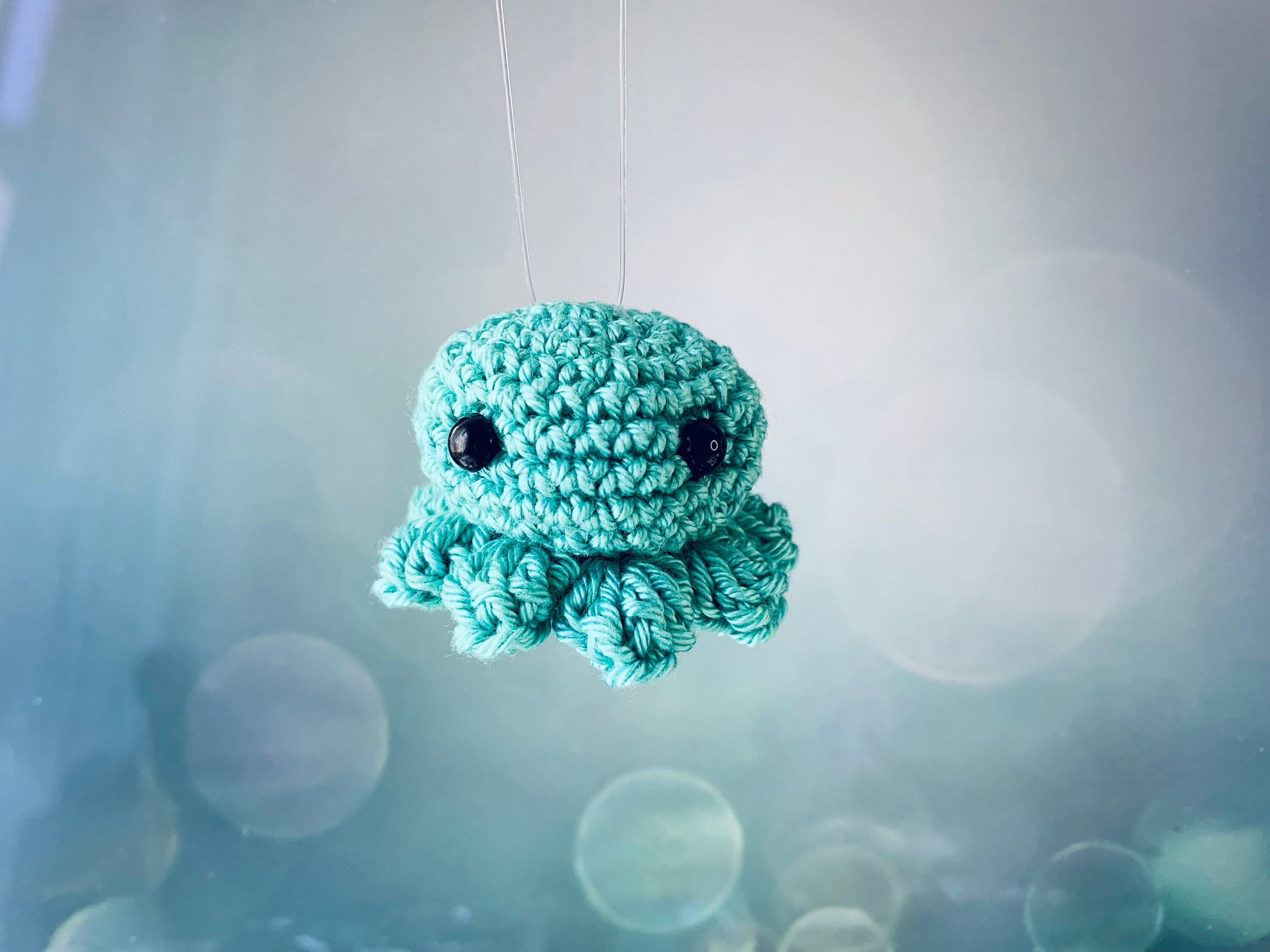 No Sew Octopus Keychain Crochet Pattern. Beginner Friendly Etsy
