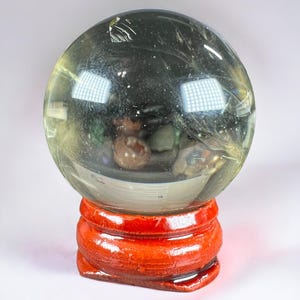 Natural Citrine Crystal Sphere