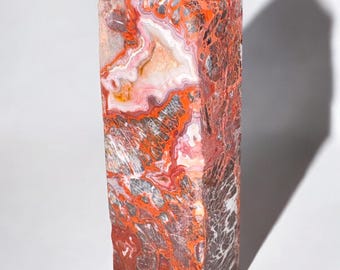 Natural Mexican Crazy Lace Crystal Tower
