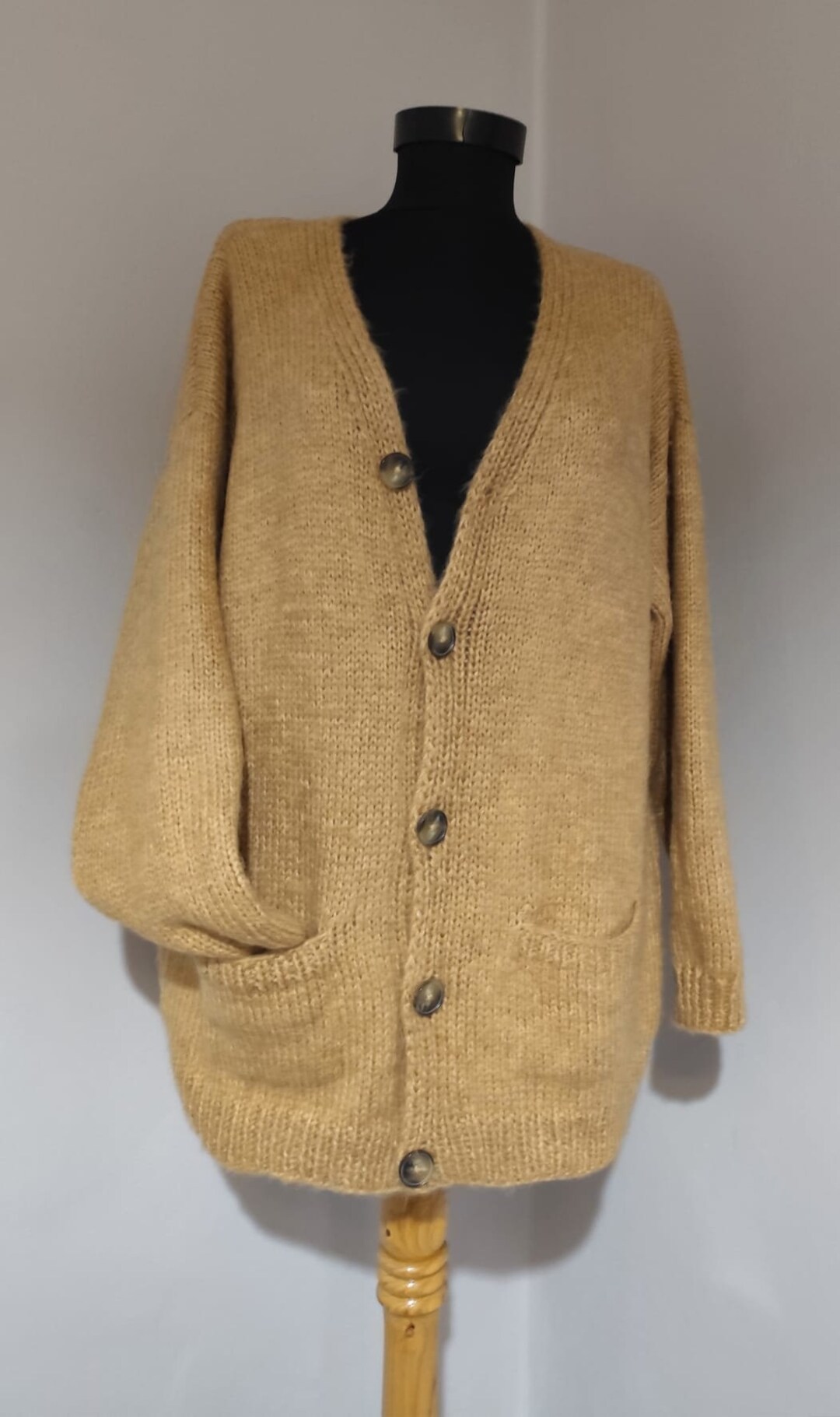 トップス vintage brown faded cardigan Faded Glory Womens size 20 Cardigan with Fringe Brown Black