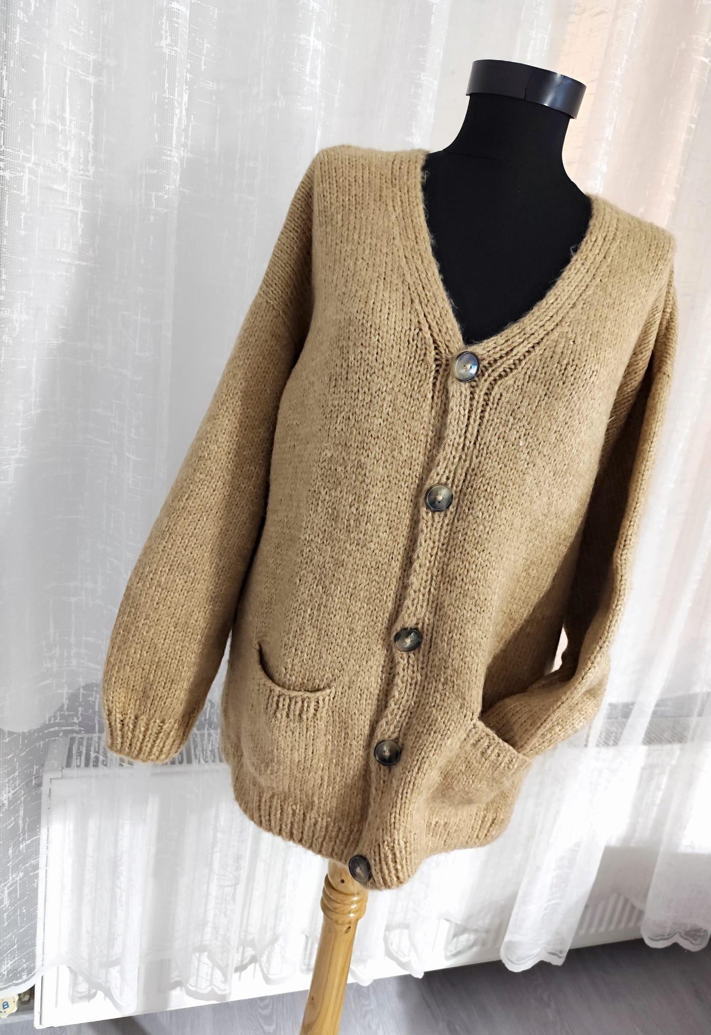 KURT COBAIN Inspired Unplugged Cardigan Sweat %100 Handmade