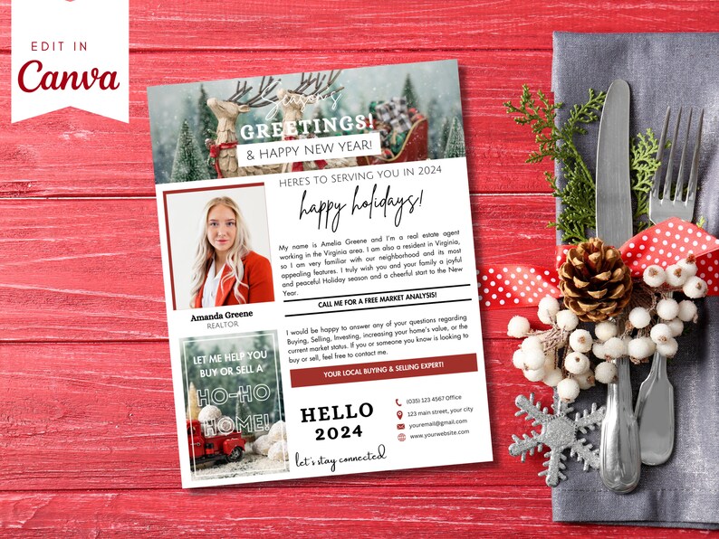 Real Estate Christmas Letter, Realtor Christmas, Im Your Neighbor