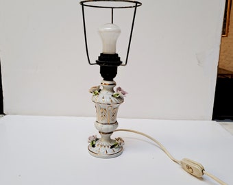 Vintage Capodimonte tafellampvoet