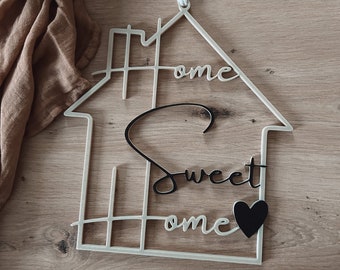 Home Sweet Home Dekoration | Umzug | Einzug | Geschenk | Willkommen zuhause