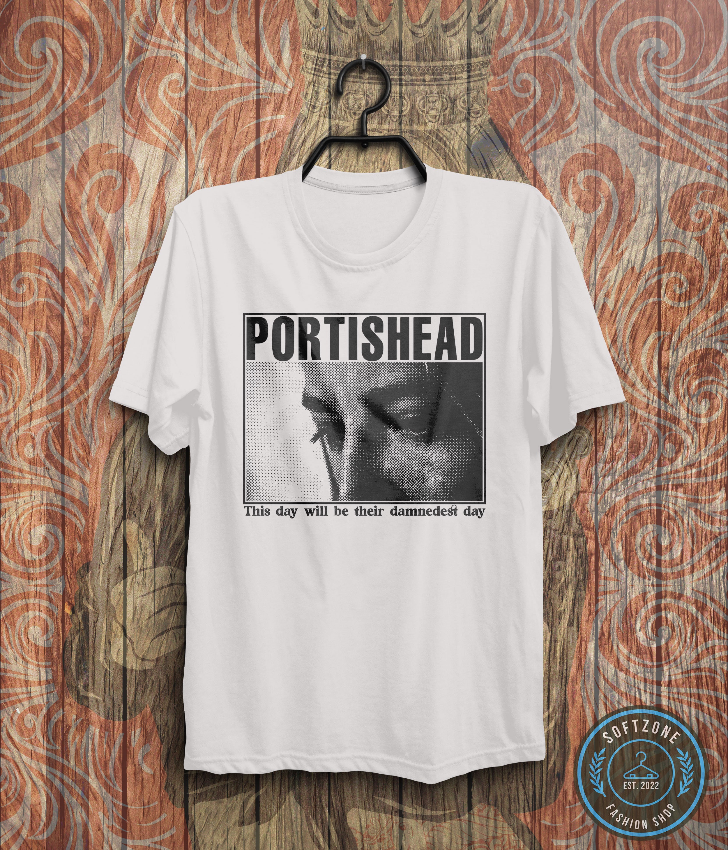 Portishead Retro 1997 Tour T-shirt - Portishead Shirt Portishead Retro 1997 Tour T-shirt - Portishead Shirt