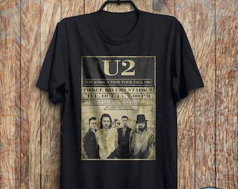 U2 Joshua Tree Poster 80s T-Shirt - U2 Shirt, U2 T Shirt, U2 Tshirt, U2 Band Tee, Classic Rock