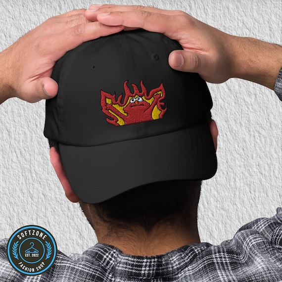 Embroidery Flaming Elmo Meme Dad Hat Custom Embroidered Hat Funny Quotes Embroidery Hat Dad Hat Etsy