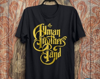The Allman Brothers Band Vintage Logo T-Shirt The Allman Brothers Band Shirt, Rockmusik Shirt, Rock N Roll, Classic Rock Band