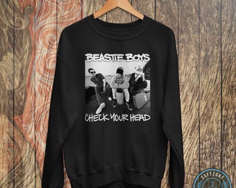 Beastie Boys Check Your Head Sweatshirt - Music Shirt, Beastie Boys Shirt, Beastie Boys Tour, Rock Band Music