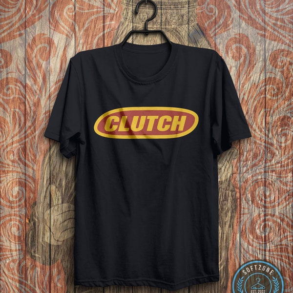 Vintage Clutch Band Logo T-Shirt - Clutch Shirt, Music Graphic Design, Clutch Tour Shirt, Rock Band Music Shirt