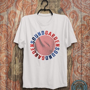 Soundgarden Graphic Logo Vintage T-Shirt - Soundgarden Shirt, Music Graphic Design, Tour Shirt, Rock Band Music Shirt