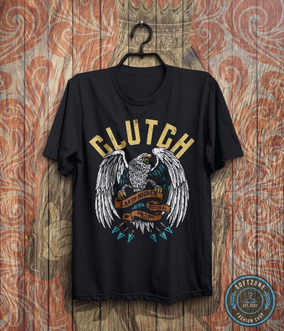 Vintage Clutch Band 2018 T shirt Clutch Shirt Music Graphic Design Clutch Tour Shirt Rock Band Music Shirt Etsy