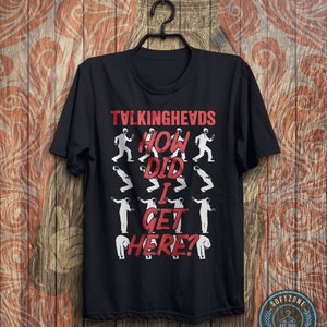 Vintage Talking Heads How Did I Get Here T-Shirt - Talking Heads Shirt, Talking Heads Tour, Rock Band Music