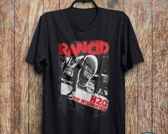 Vintage Rancid Band H20 T-Shirt - Rancid Shirt, Rancid Tour, Rock Band Music