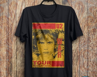 U2 War Tour 80s T-Shirt - U2 Shirt, U2 T Shirt, U2 Tshirt, U2 Band Tee, Classic Rock