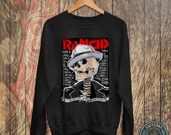 Vintage Rancid Band Tour Sweatshirt - Music Shirt, Rancid Shirt, Rancid Tour, Rock Band Music