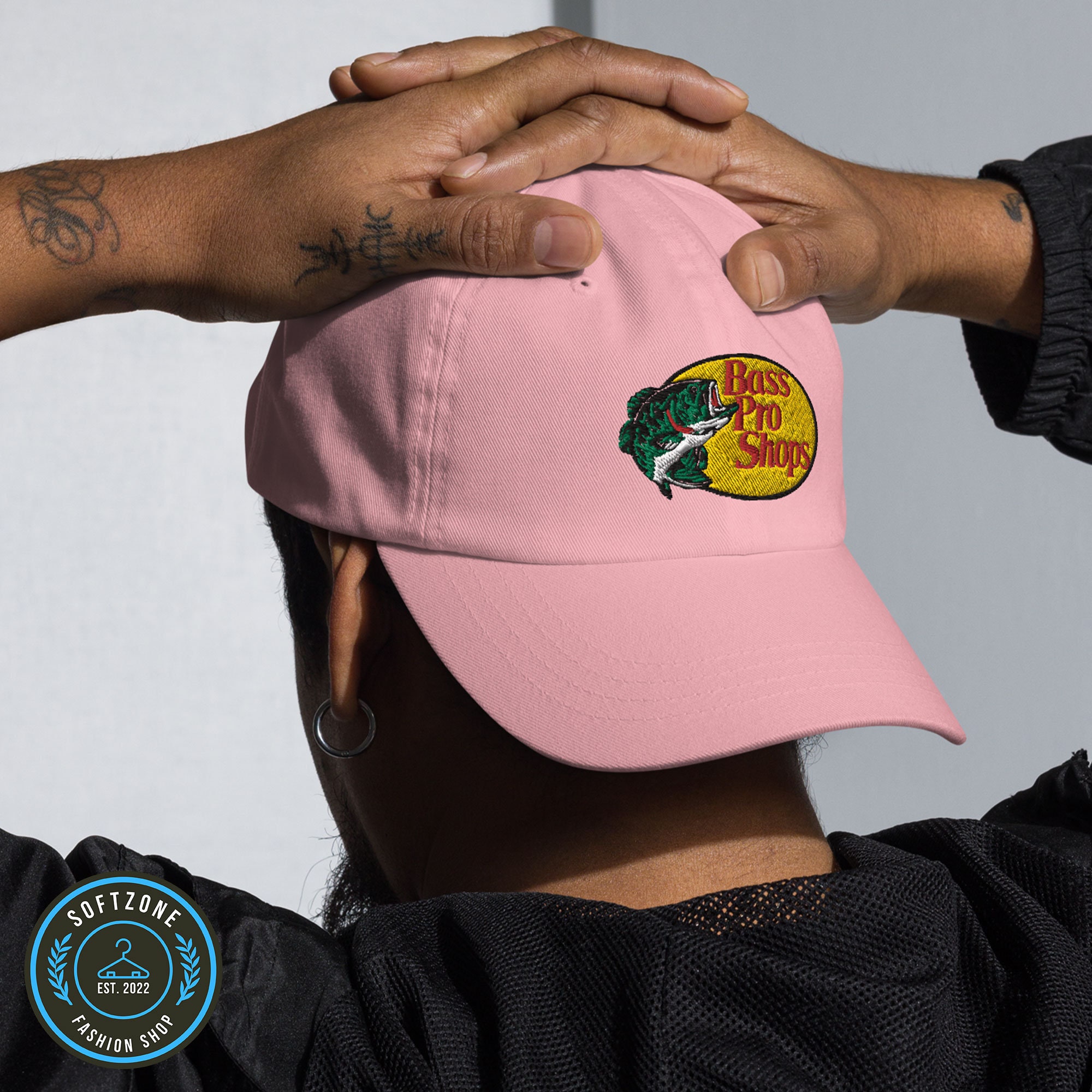 Embroidery Pro Bass Dad Hat Custom Embroidered Hat, Funny