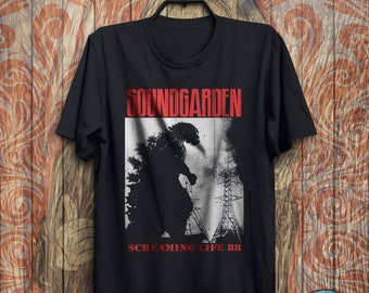 Soundgarden グラフィックプリント Tシャツ L ブラック Soundgarden グラフィックプリント Tシャツ L ブラック