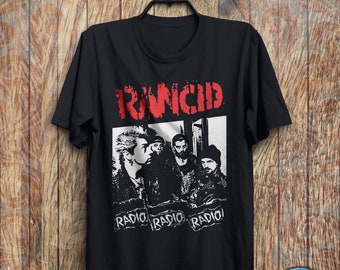 Vintage Rancid Band Radio T-Shirt - Rancid Shirt, Rancid Tour, Rock Band Music