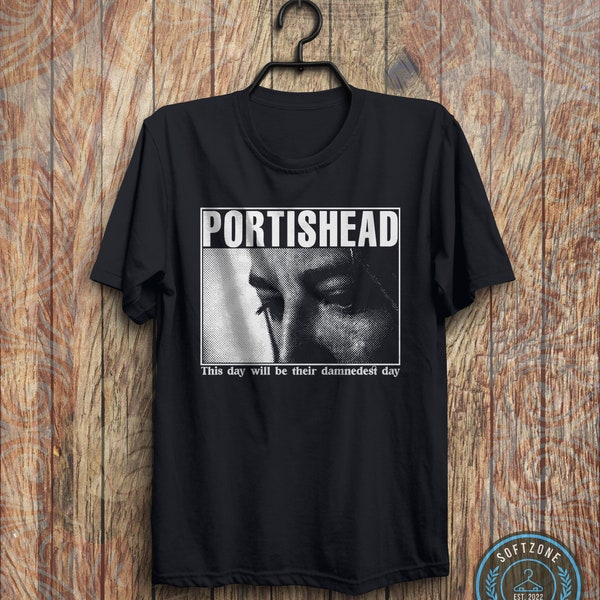 T-shirt Portishead Retro 1997 Tour - Chemise Portishead, chemise rock vintage, chemise de groupe de trip hop