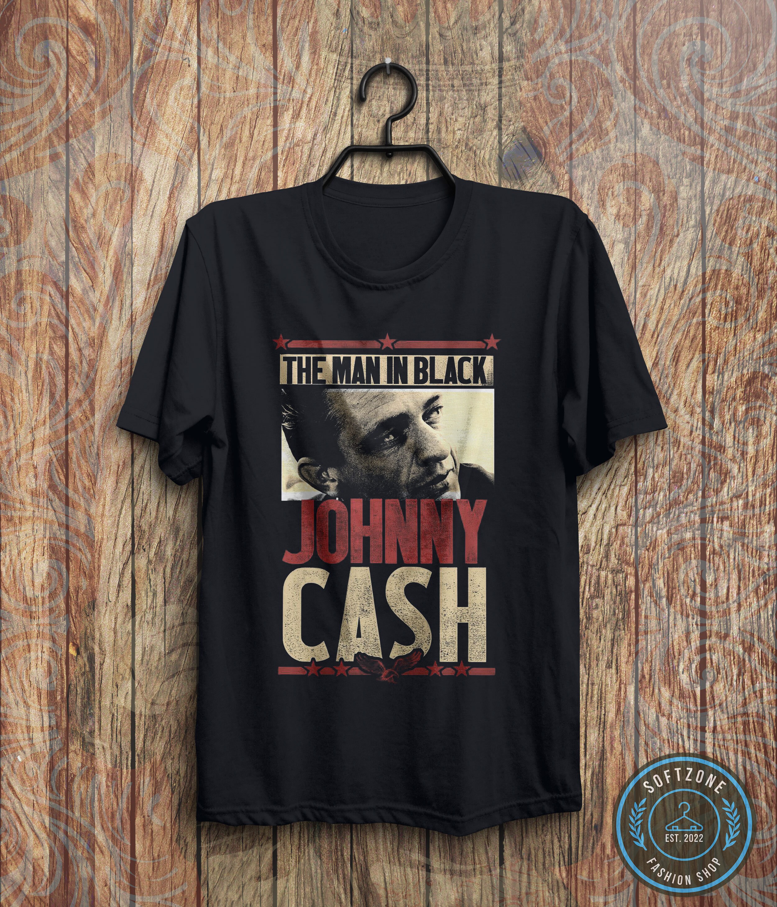 Vintage the Man in Black T shirt Johnny Cash Shirt Music Graphic Design Tour Shirt Rock Band Music Shirt Etsy