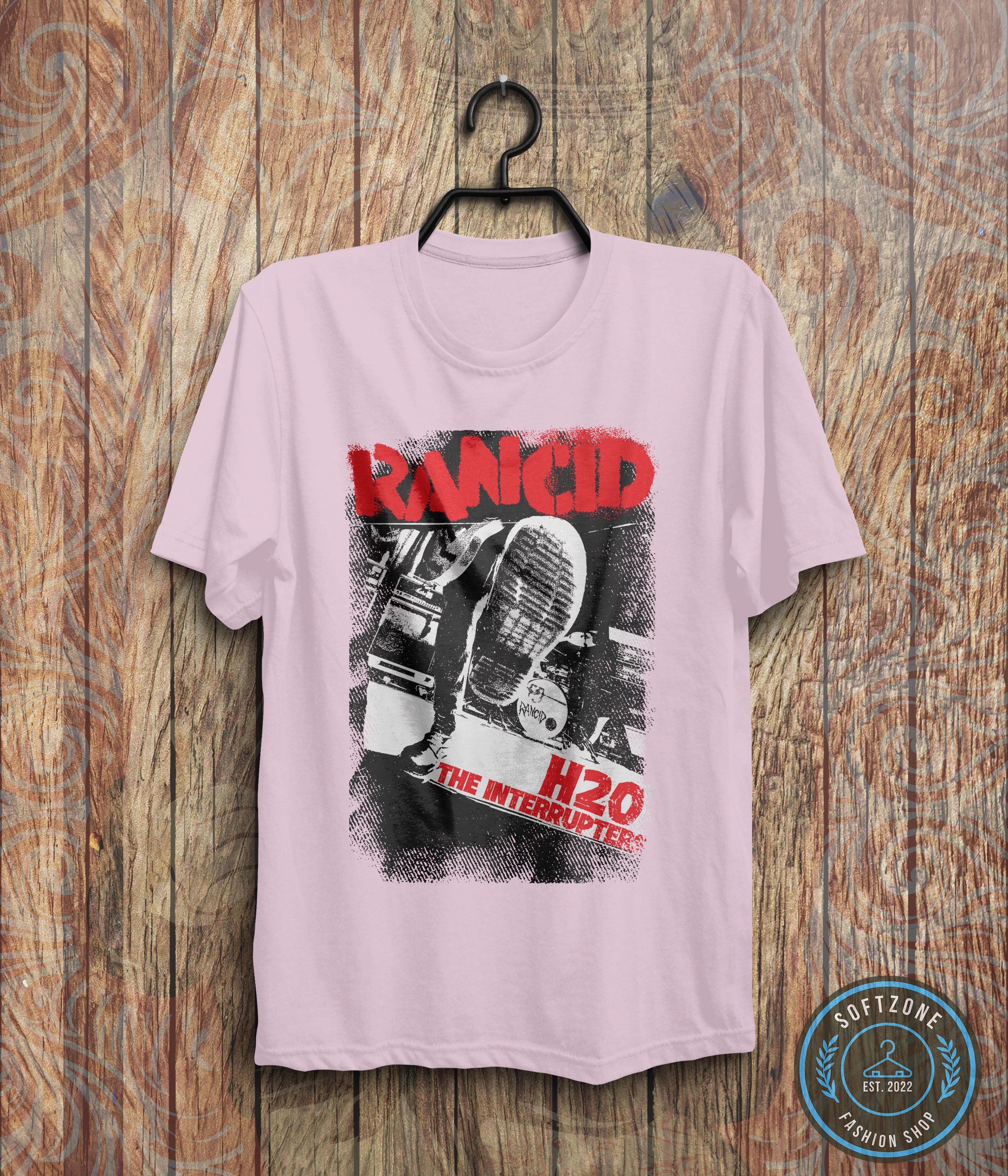 Vintage Rancid Band H20 T-shirt - Rancid Shirt, Rancid Tour Vintage Rancid Band H20 T-shirt - Rancid Shirt, Rancid Tour