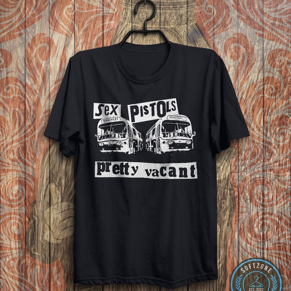 Vintage Sex Pistols Camiseta bastante vacante - Camisa Sex Pistols, Sex Pistols Tour, Música de banda de rock