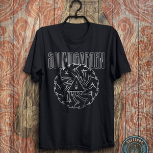 Vintage Soundgarden Simple Logo T-Shirt - Soundgarden Shirt, Music Graphic Design, Tour Shirt, Rock Band Music Shirt