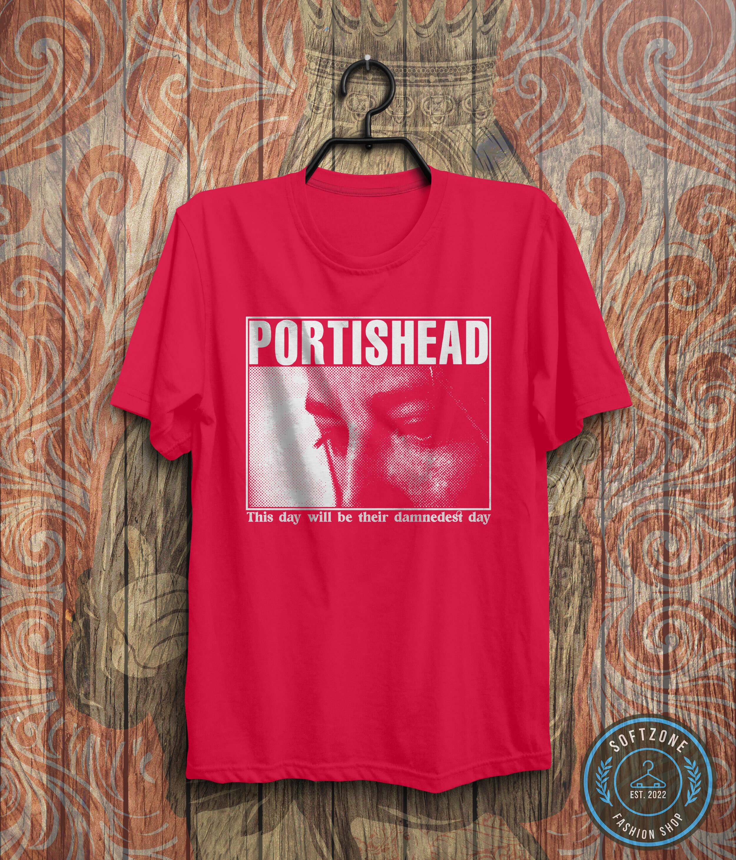 Portishead Retro 1997 Tour T-shirt - Portishead Shirt Portishead Retro 1997 Tour T-shirt - Portishead Shirt