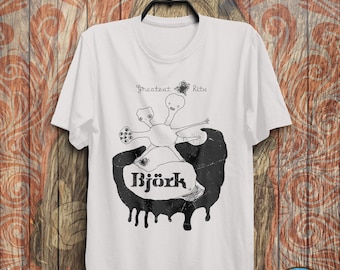 Vintage Bjork Greatest Hits 2002 T-Shirt - Music Shirt, Bjork Shirt, Bjork Tour, Rock Band Music