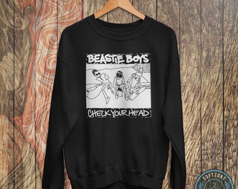 Vintage Beastie Boys Check Your Head Sweatshirt - Music Shirt, Beastie Boys Shirt, Beastie Boys Tour, Rock Band Music