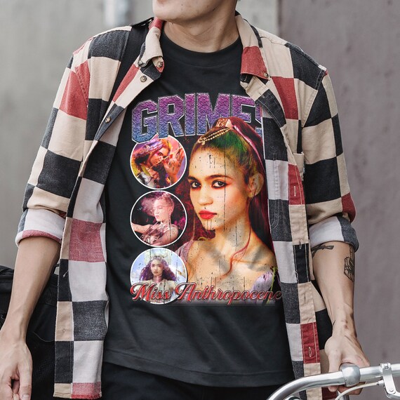 Grimes Miss Anthropocene Vintage 90 s T shirt Grimes Shirt Tour Shirt Music Shirt Pop Eksperimental Music Etsy