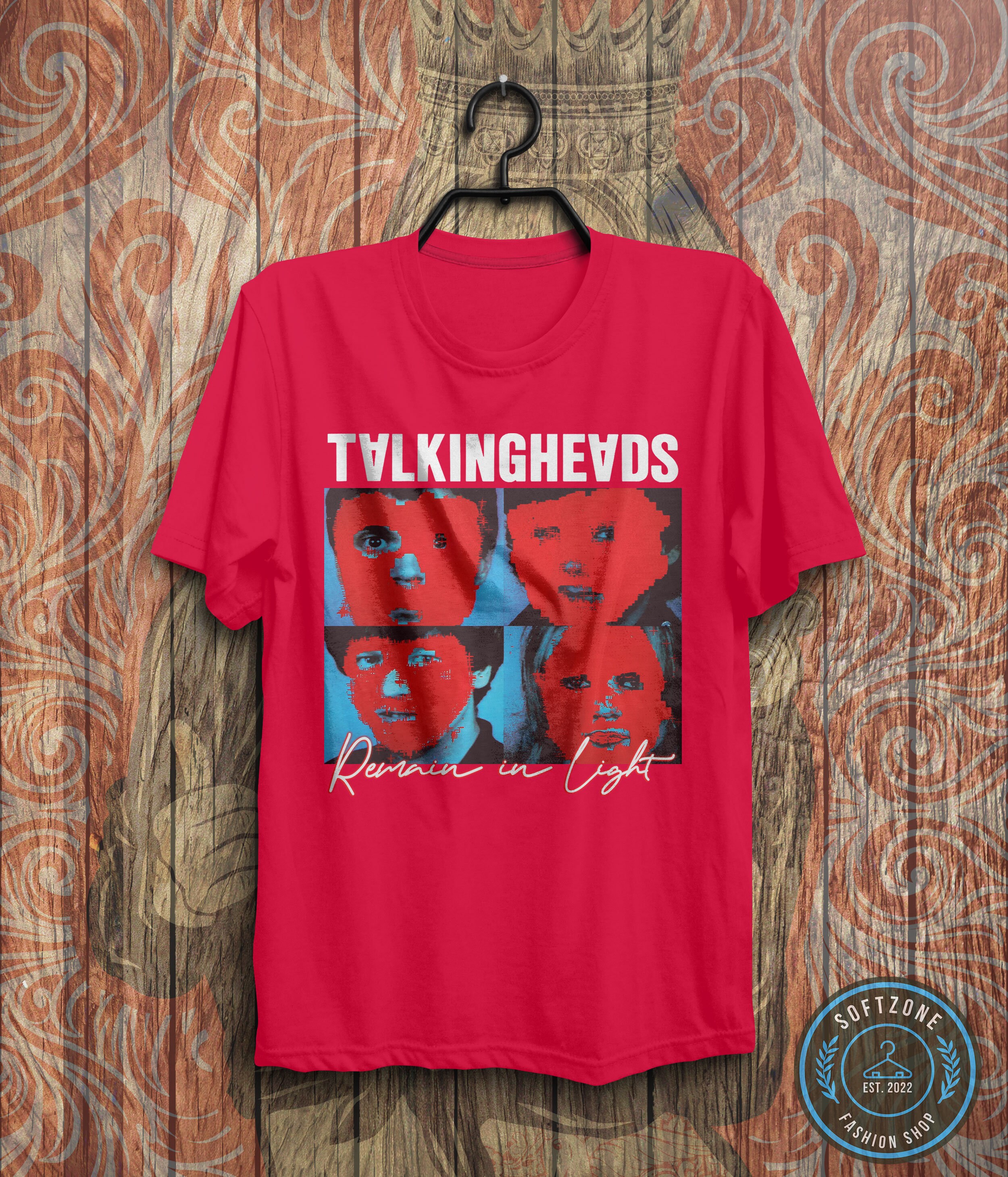 Vintage Talking Heads Remain in Light T-shirt - Talking Vintage Talking Heads Remain in Light T-shirt - Talking