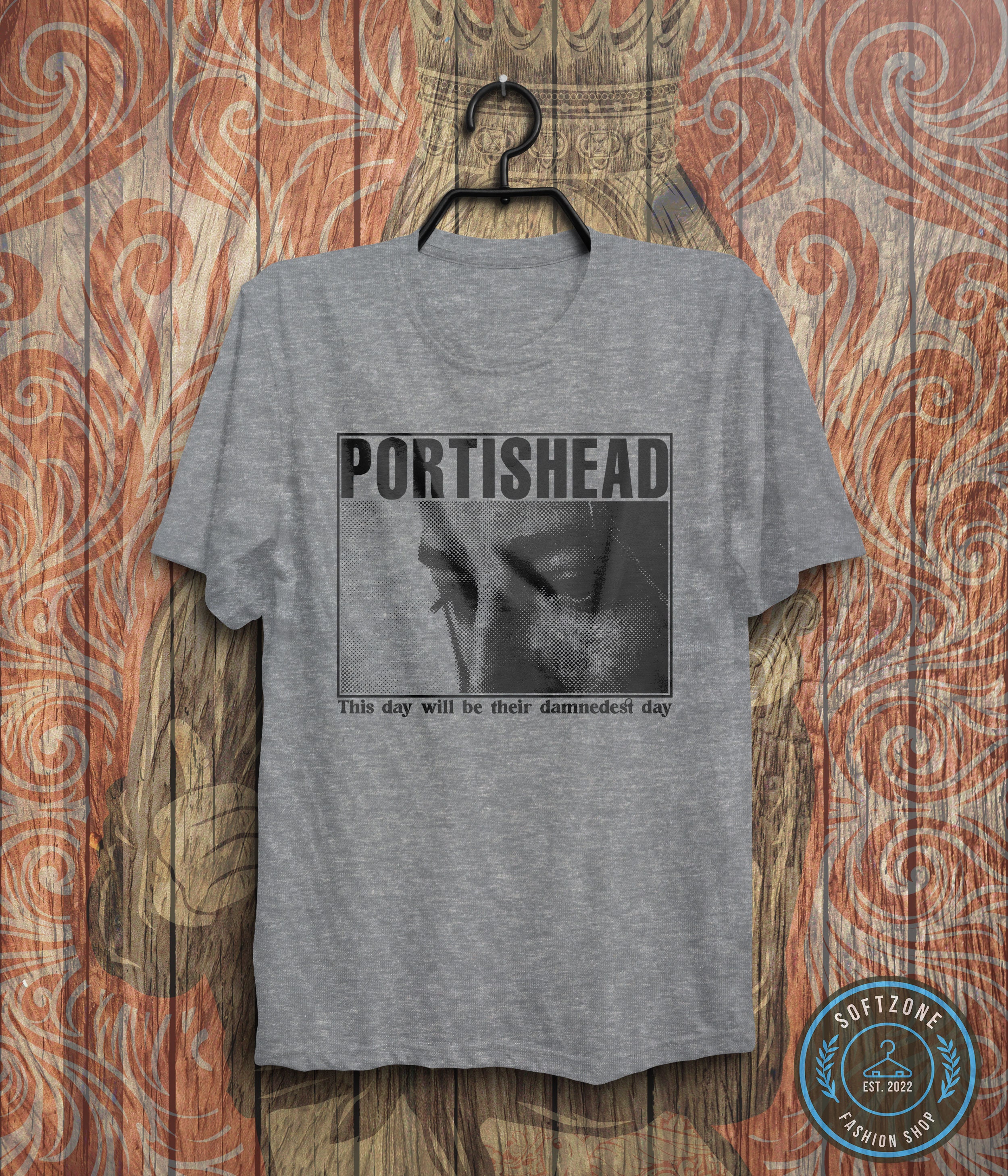 Portishead Retro 1997 Tour T-shirt - Portishead Shirt Portishead Retro 1997 Tour T-shirt - Portishead Shirt