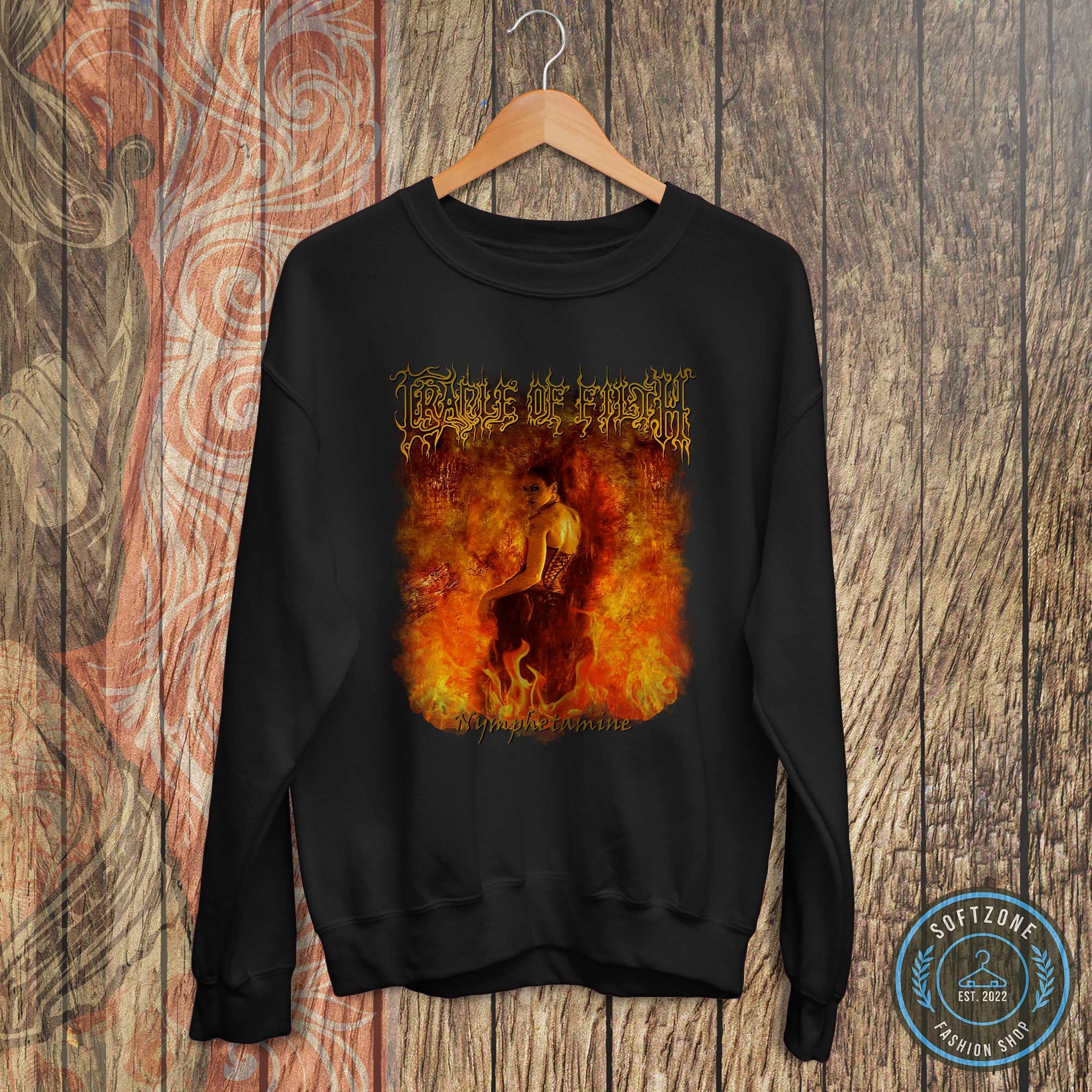 Cradle of Filth Nymphetamine Sweatshirt Cradle of Filth Shirt Cradle of Filth Tour Rock Band Music Etsy Canada