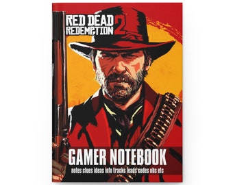 Red Dead Redemption 2 Gamer Notebook: 150-Page Tracker for Gaming Insights and Notes