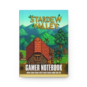 Stardew Valley Gamer Notebook: 150-Page Tracker for Gaming Insights and Notes