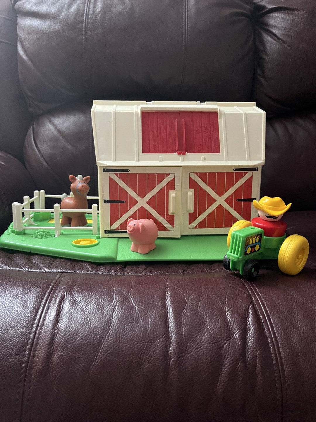 1990 Vintage Fisher-price Farm - Etsy