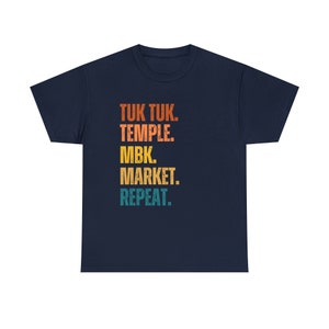 Bangkok Life (Retro style), Thailand | Thailand T-Shirt | unisex heavy cotton T-Shirt