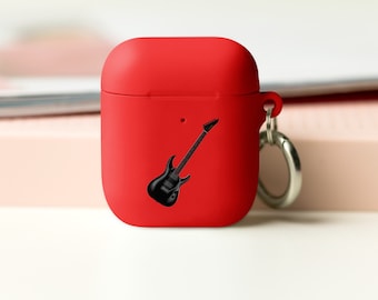AirPods case, Guitar, gift for her, gift for him, music lover, gift for teen, birthday gift, Christmas, graduation, back to school, college