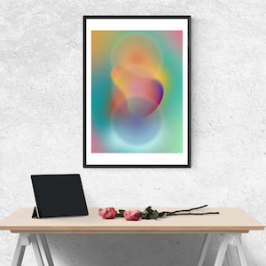 Abstract printable wall art | colorful abstract art print | colourful modern print wall art | DIGITAL PRINTABLES | Downloadable poster