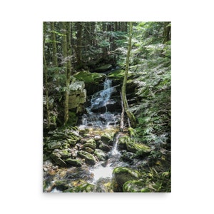 Vibrant Waterfall - White Mountains, New Hampshire