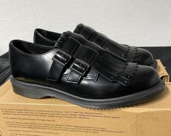 deadstock Dr. Martens black leather Kensington shoes Ellaria