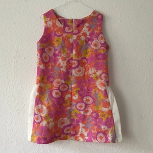 vintage 60s floral psychedelic hippie tunic